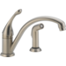 Kitchen Faucet, 2-Hole SS Side Spray Collins DST