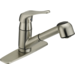 Kitchen Faucet, SS 1-Hdl ADA Lever 1/3H PO Spr Classic