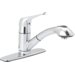 Kitchen Faucet, 1/3-H Chr 1-Hdl ADA Lvr w/Pull-Out Portia