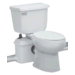 Sewage Removal System, White Elongated Toilet Bowl